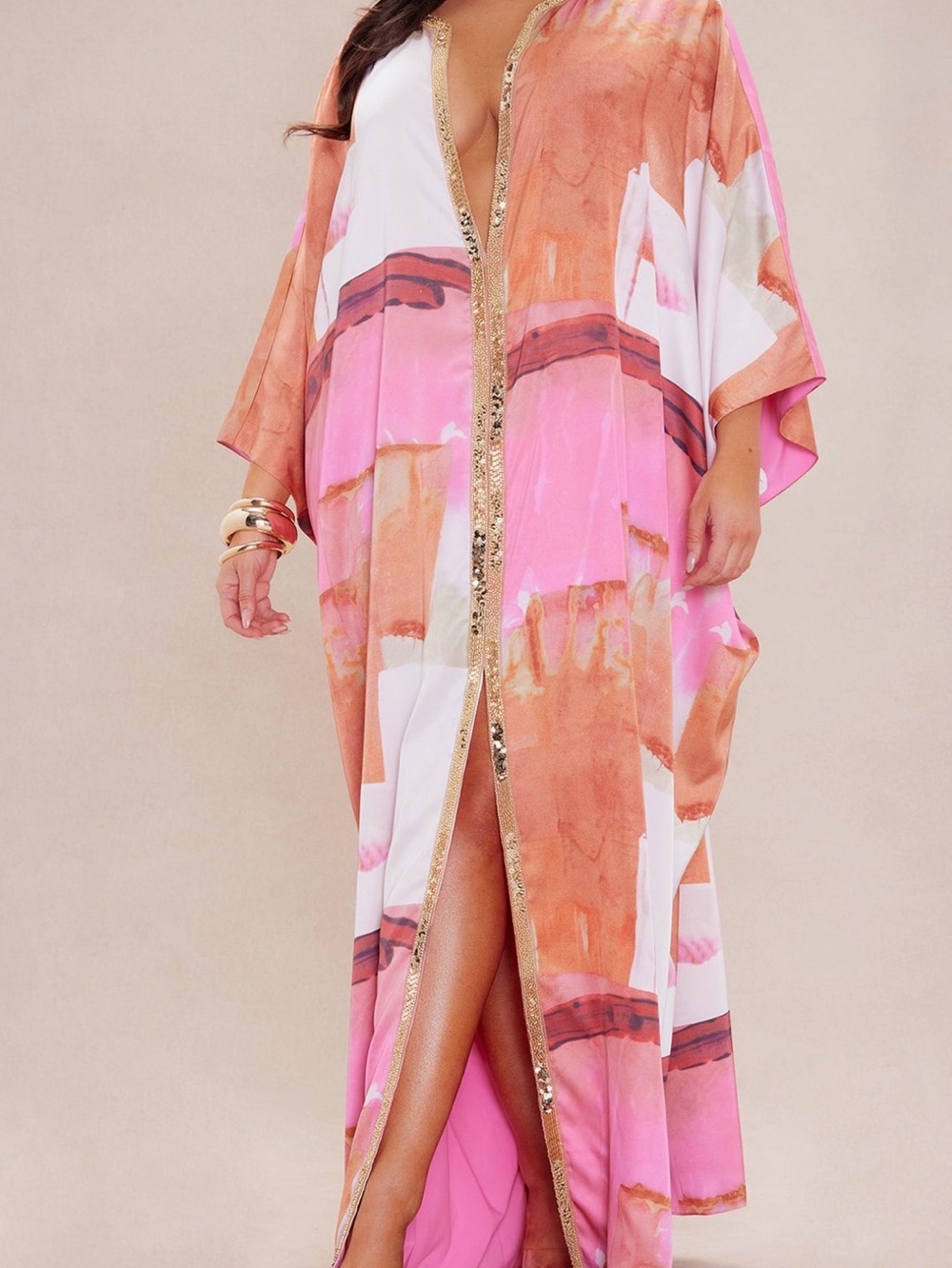 Fashion Nova- Nova Luxe Kaftan ( truly oversized garment)